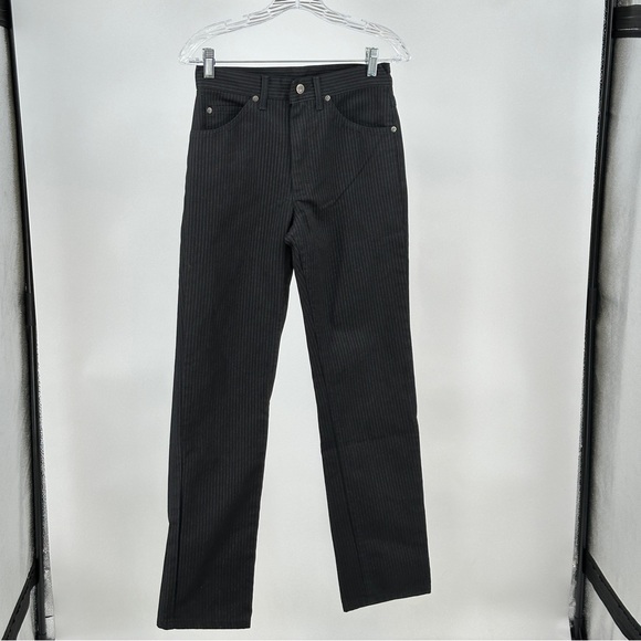 Riders by Lee Denim - Women’s Vintage‎ Lee 29x32 Black Pinstripe Jeans NWOT